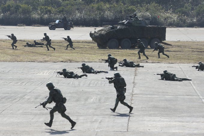 Taïwan organise un exercice militaire visant à repousser l’attaque chinoise