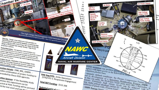 Les documents du “brevet OVNI” de la marine parlent de “l’arme de modification de l’espace-temps”, des tests expérimentaux détaillés