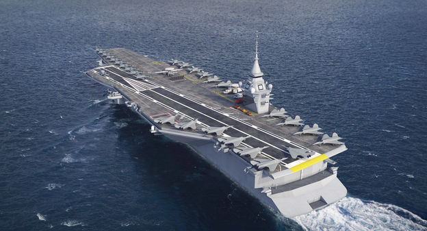 Les travaux du futur porte-avions français seront réalisés par une coentreprise Naval Group