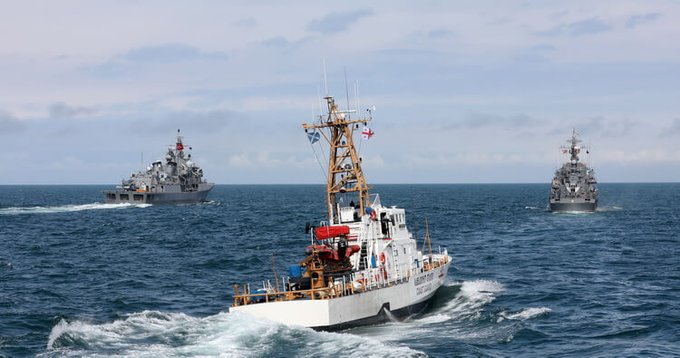 Des navires de la garde côtière géorgienne se joignent à leur homologue de l’OTAN lors d’exercices