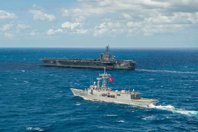La marine turque et la marine américaine mènent un exercice conjoint en Méditerranée orientale
