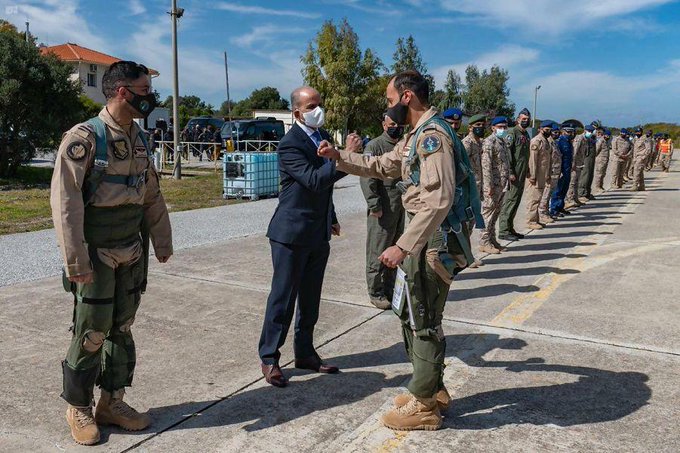 Le personnel de l’armée de l’air royale saoudienne arrive en Grèce pour un exercice militaire