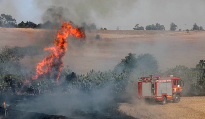 Les ballons de Gaza déclenchent six incendies dans le sud d’Israël, en premier depuis septembre