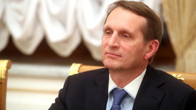 Naryshkin a souligné la réticence de la Grande-Bretagne à développer un dialogue avec la Russie