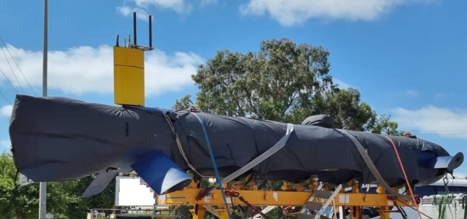 Une image rare montre le grand drone sous-marin de la marine israélienne