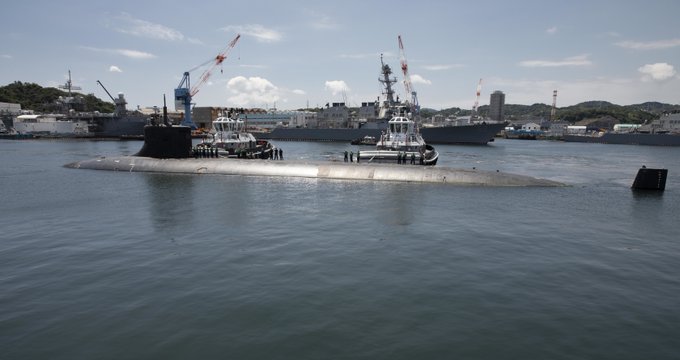 Un sous-marin de la marine américaine a heurté un “objet” inconnu en mer de Chine méridionale